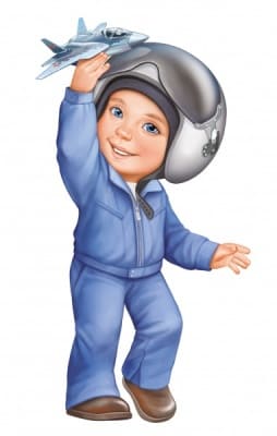 Плакат 'Мальчик-лётчик', 59.313.00