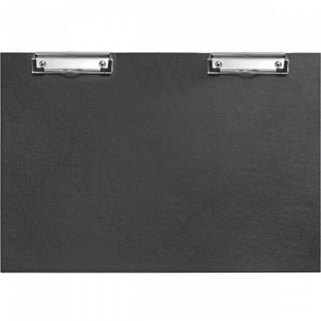 Клипборд"deVENTE", А3 , горизонтальный , 2 зажима , толщина 2,2 мм , черный, 3034805