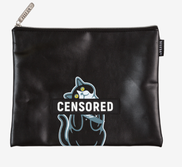 Папка для тетрадей 'deVENTE. Censored' A5 (27x20,5x1 см) на молнии сверху, 8053533